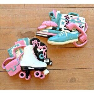 Vintage 1990s Burwood Roller Skate Cassette Sneakers Phone Wall Hanging Plaques